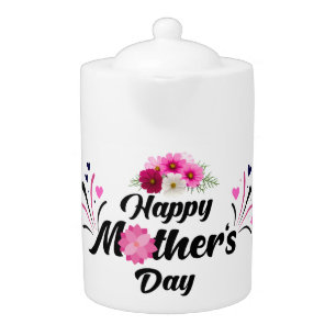 Happy Mother day unique modern design for gift Teapot