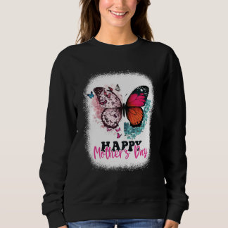 Happy Mother s Day 2023 Mothers Day Butterfly Mom  Sweatshirt
