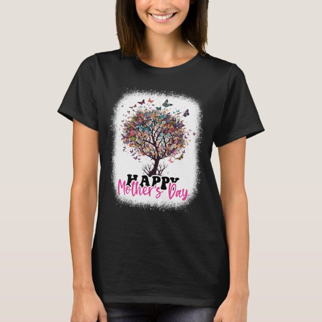 Happy Mother s Day 2023 Mothers Day Butterfly Mom  T-Shirt (Front)