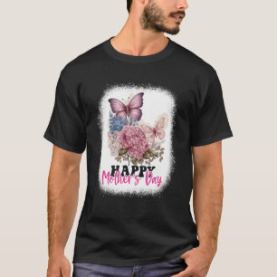 Happy Mother s Day 2023 Mothers Day Butterfly Mom  T-Shirt