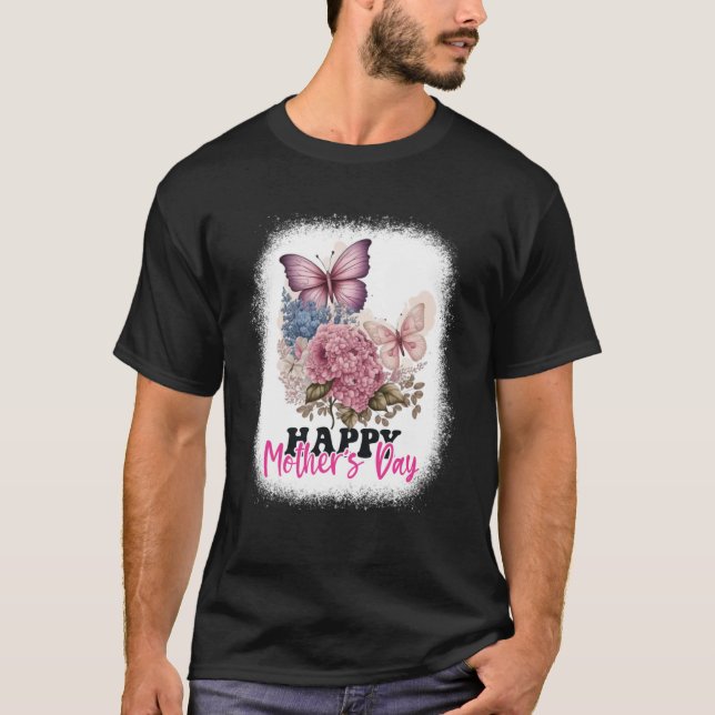 Happy Mother s Day 2023 Mothers Day Butterfly Mom  T-Shirt (Front)