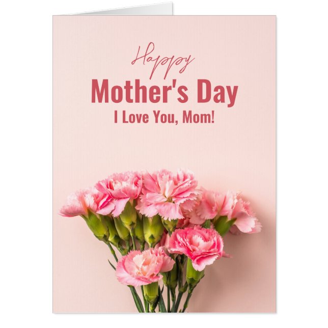 Happy Mother’s Day Card Floral Mothers day Gift (Front)