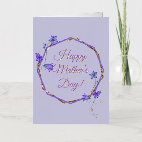 Happy Mothers Day _ Carte de vœux simple Foil Greeting Card