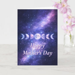 Happy Mother’s Day Celestial Moon Phases Card
