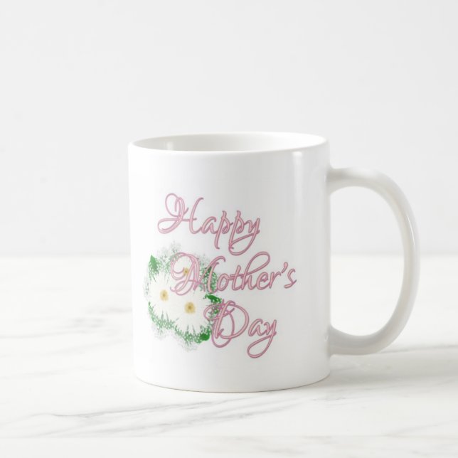 Happy Mother' s Day Daisies Coffee Mug (Right)