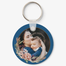 Happy Mother’s Day Floral Photo Card for Daughter