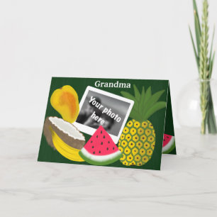 Happy Mother’s Day Grandma with fruit Card