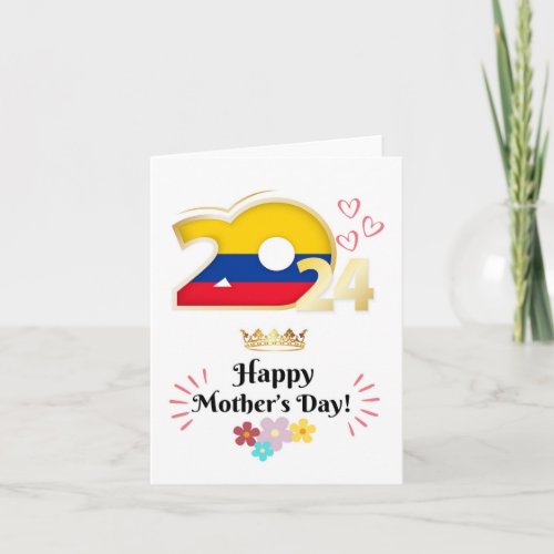 Happy Motherâs Day Greeting Card âœColombiaâ