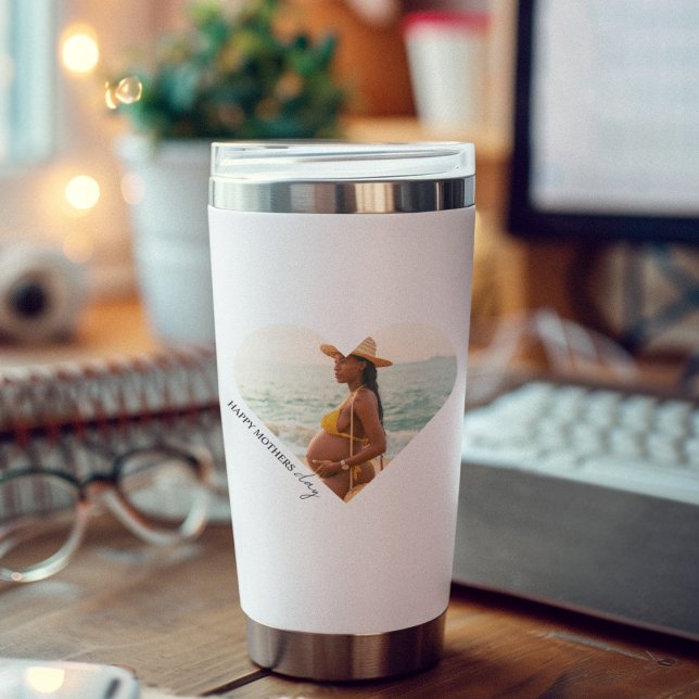 Happy Mother’s Day Heart Photo  Insulated Tumbler (Creator Uploaded)