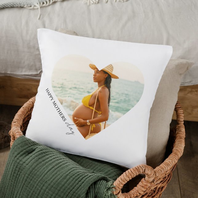 Happy Mother’s Day Heart Photo Pillow | Custom Gif (Creator Uploaded)