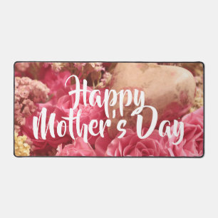 Happy Mother’s Day Heart Roses Desk Mat