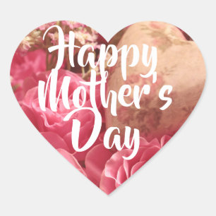 Happy Mother’s Day Heart Roses Sticker