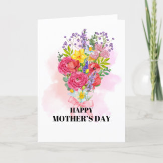 Happy mother’s day letterpress thank you card