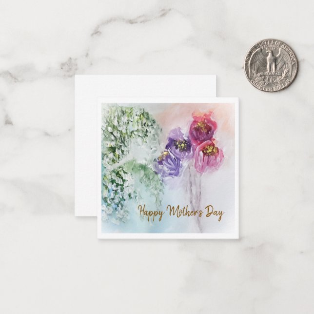 Happy Mother’s Day Note Card (Front/Back In Situ)