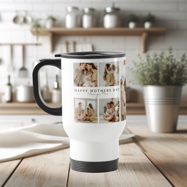 Happy Mother’s Day Photo | I Love You Mom Travel Mug (Creator Uploaded)