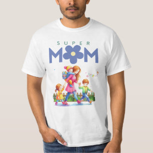 Happy mother’s day – Super mom T-Shirt