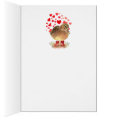 Happy Mothering Sunday Blank Cute Duck Red Boots (Inside (Right))