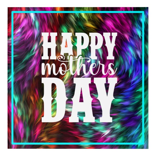 Happy Mother's Day-11344 Acrylic Print (Front)