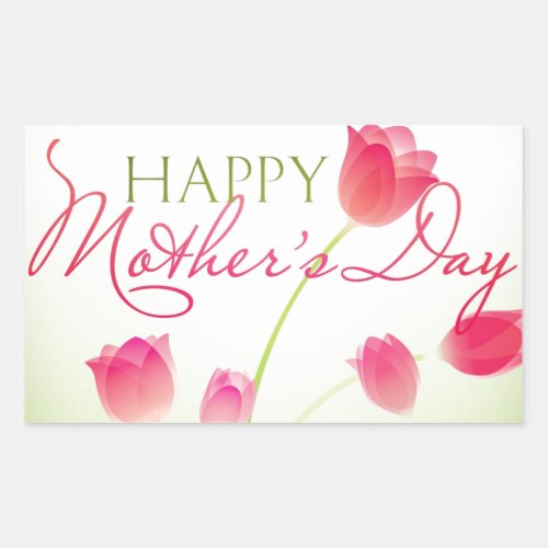 Happy Mothers Day 2013 Rectangular Sticker