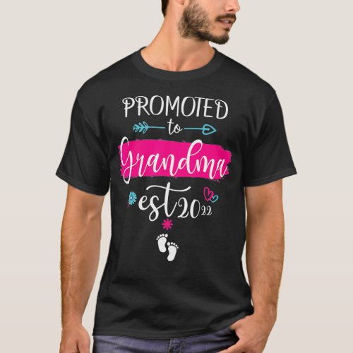 Happy Mothers Day 2022 Tshirt Promoted To Grandma