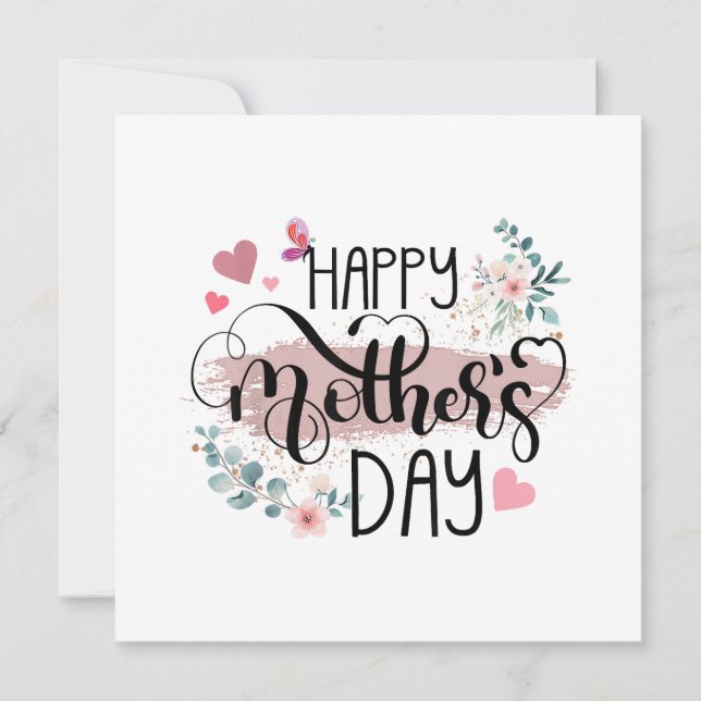 Happy Mother's Day 2025 Cute Floral for Women Mom  (Front)