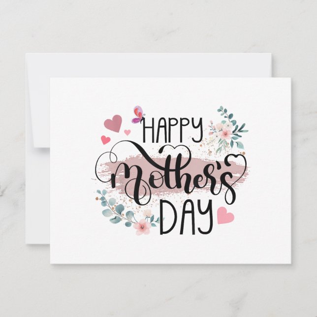 Happy Mother's Day 2025 Cute Floral for Women Mom  (Front)