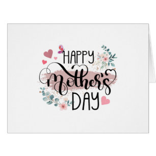 Happy Mother's Day 2025 Cute Floral for Women Mom Cards