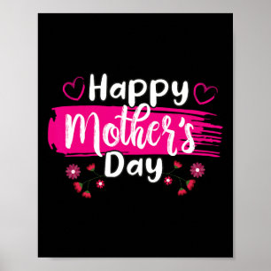 Happy Mother's Day 2025 For Women Mom Grandma Love Poster