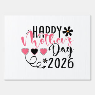 Happy Mothers Day 2026 for Women Mom Grandma Mothe Sign