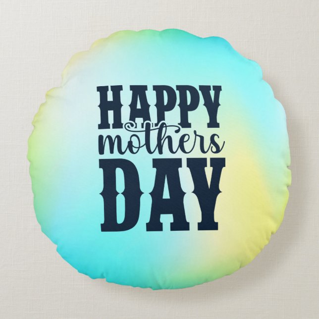 Happy Mother's Day-38833 Round Pillow (Front)