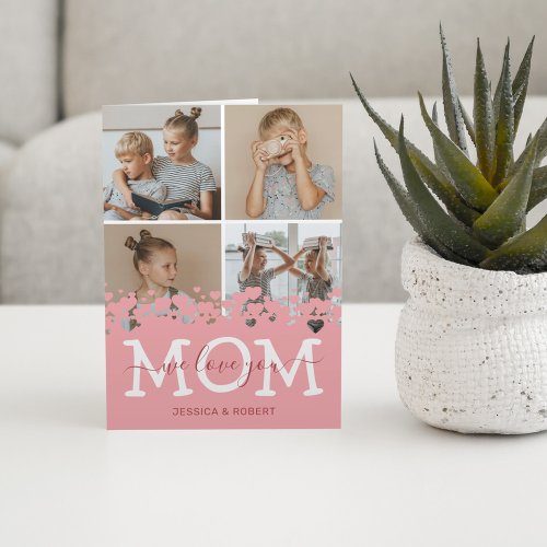 Happy Mothers Day 4 Photo Collage Card