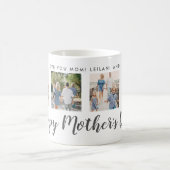 Happy Mother's Day 4 Photo Custom Message | Mug (Center)