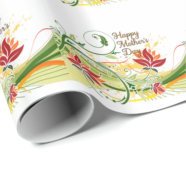 Happy Mother's Day 50 Wrapping Paper (Roll Corner)