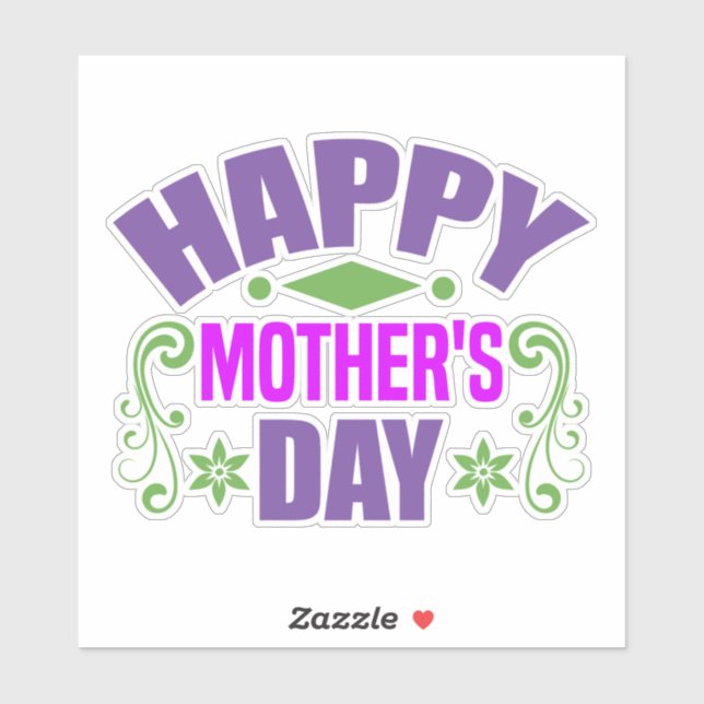 Happy Mother's Day-64925 Sticker (Sheet)