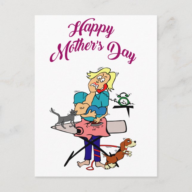 HAPPY MOTHERS DAY 9 POSTCARD (Front)