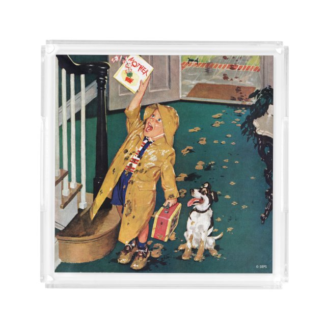 Happy Mother's Day Acrylic Tray (Front)