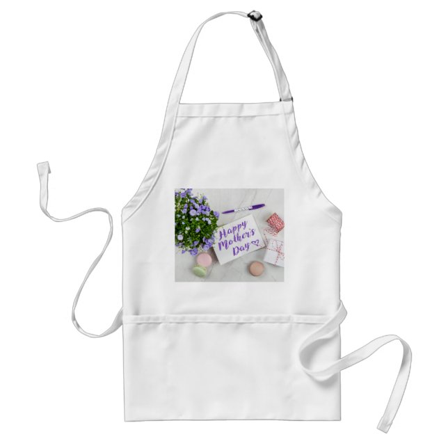 HAPPY MOTHER'S DAY  ADULT APRON (Front)