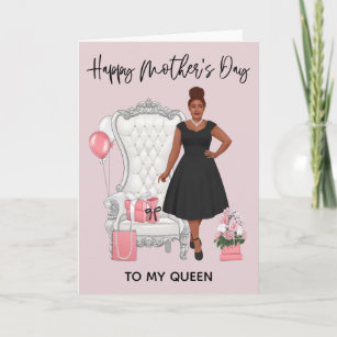 Happy Mother's Day African American Woman Card