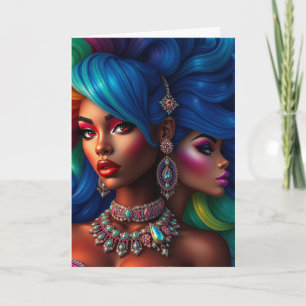 Happy Mother's Day Afrocentric Blacknificent Sista Card