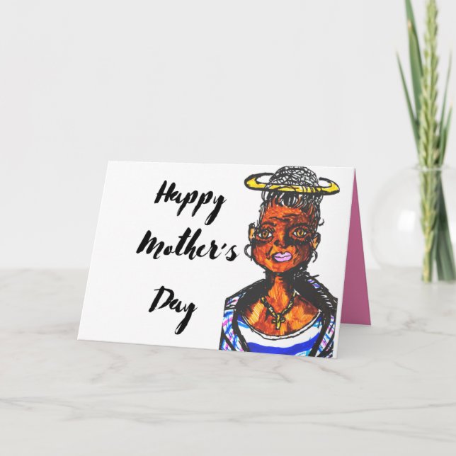 Happy Mother's Day Angel Card (Front)