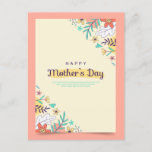 Happy Mother&#39;s Day  Announcement Postcard