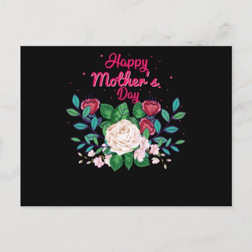 Happy Mothers Day Announcement Postcard