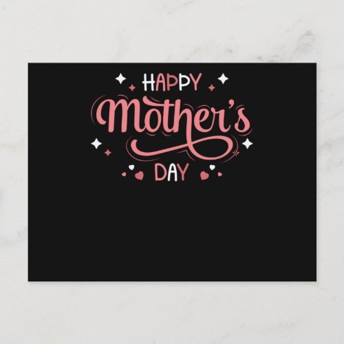 Happy Mothers Day Announcement Postcard