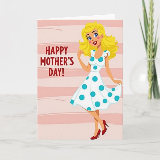 Happy Mothers Day Art Card (Front)