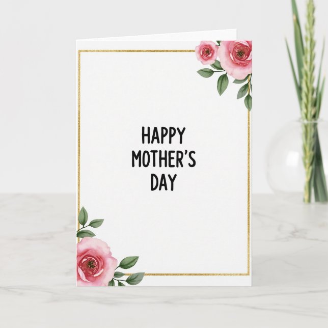 Happy Mothers Day Aunt Card (Front)