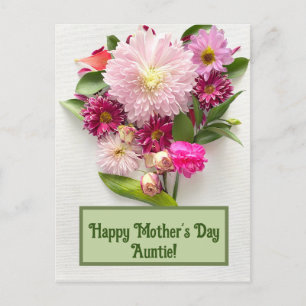 Happy Mother's Day Auntie! Postcard