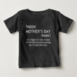 Happy Mother&#39;s Day Baby T-shirt at Zazzle