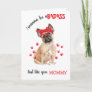 Happy Mother's Day Badass from your French Bulldog Card