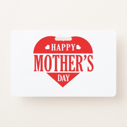Happy mothers day badge