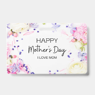 HAPPY MOTHERS DAY BADGE